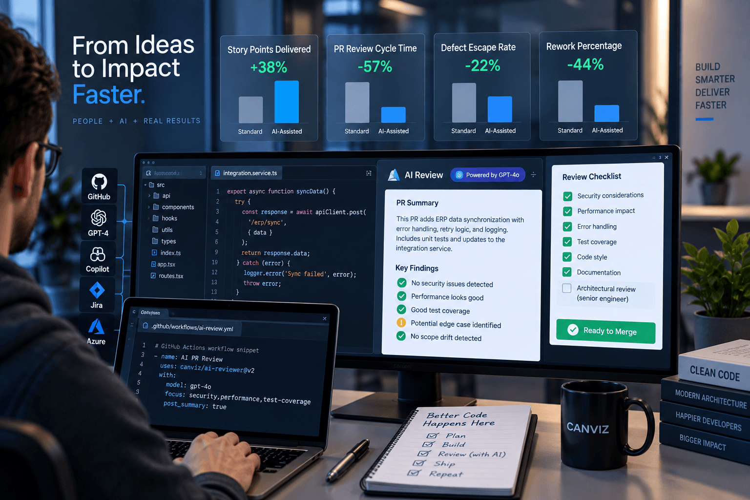How We Cut Delivery Timelines by 40% with AI-Assisted Code Review