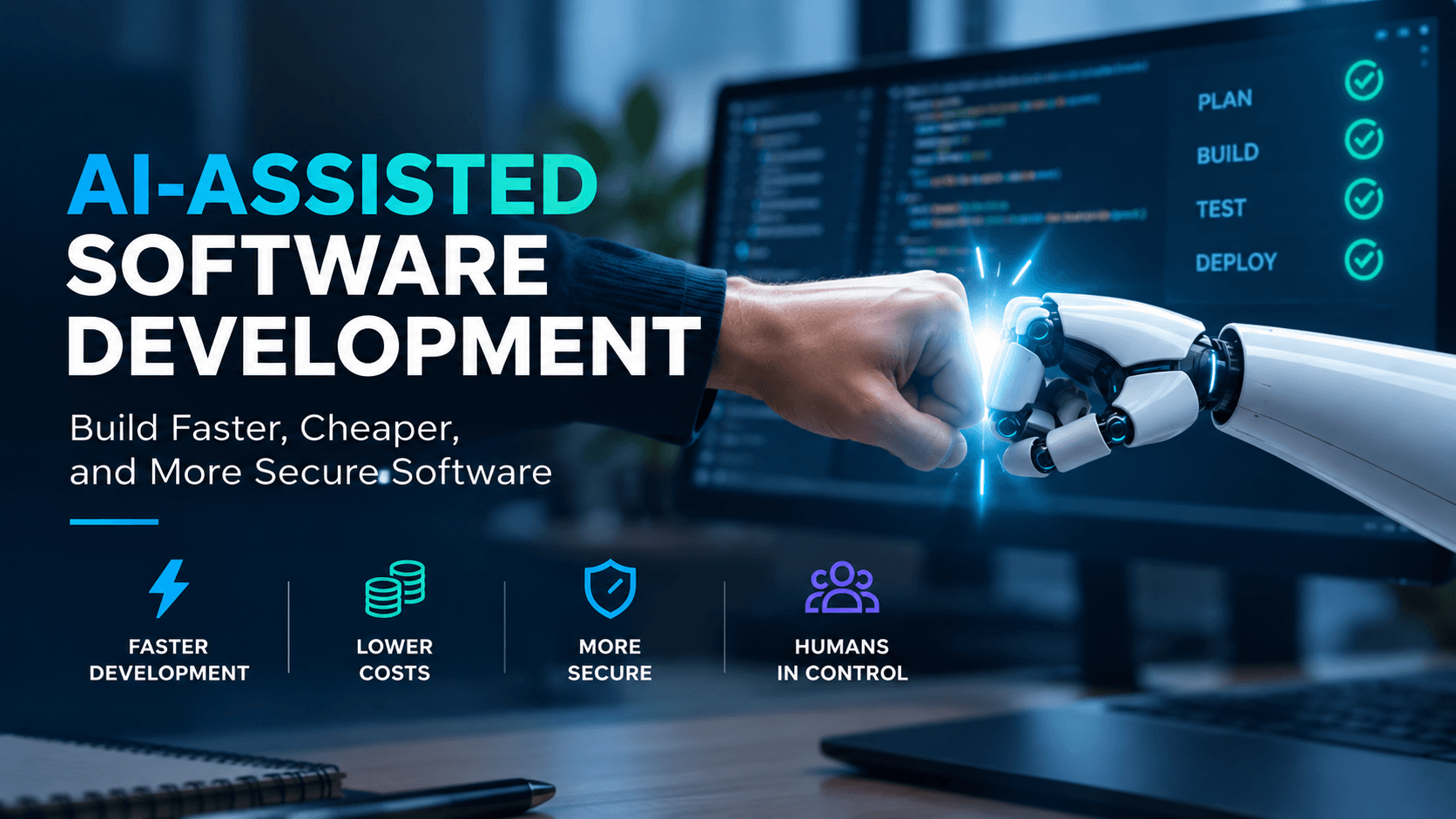 AI-Assisted Software Development: Build Faster, Cheaper, and More Secure Software